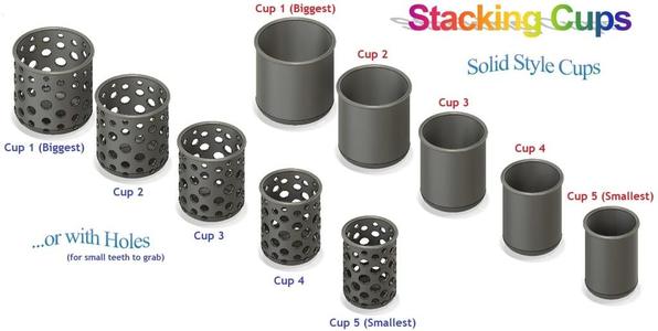 Bunny Stacking Cups