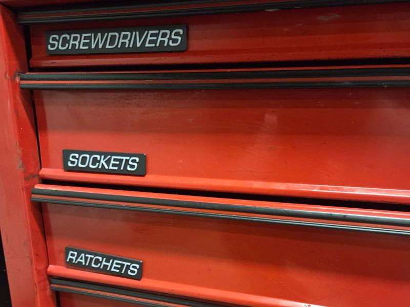 Magnetic ToolBox Labels