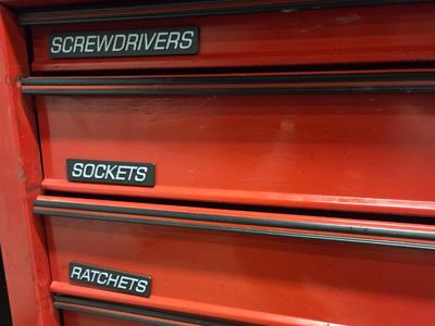 Magnetic ToolBox Labels
