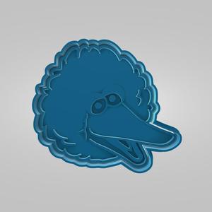 Big Bird Head Stamp Cookie Cutter from Sesame Street