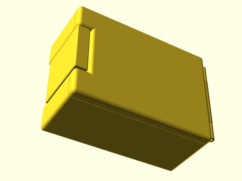 Customizable box with latch