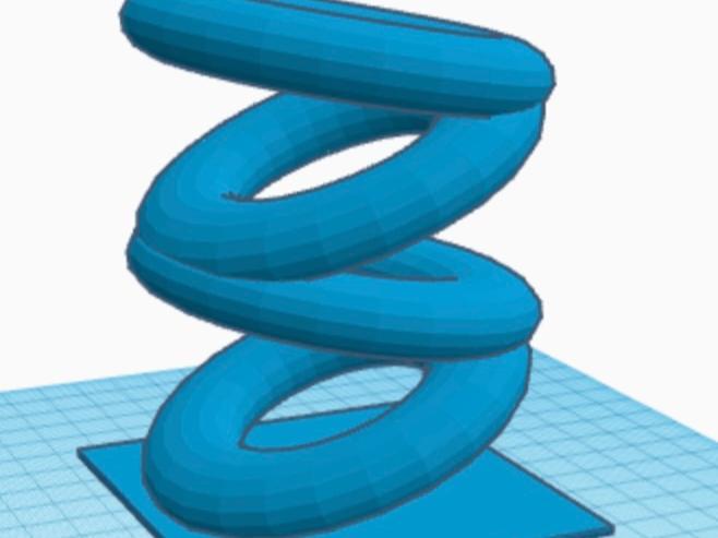 Abstract Pencil holder