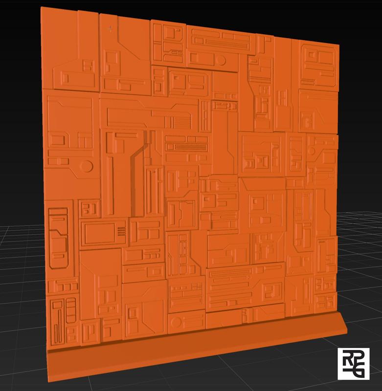 Cybertronian Wall Background WB-001