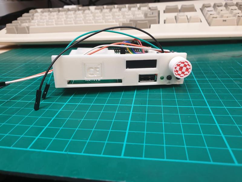 Combined Gotek and CF-ide in 3.5" disk drive