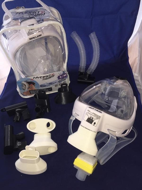 Full Face Dual Filter for Seaclear Vista Snorkeling Mask