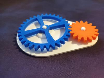Spinning Gear Fidget toy