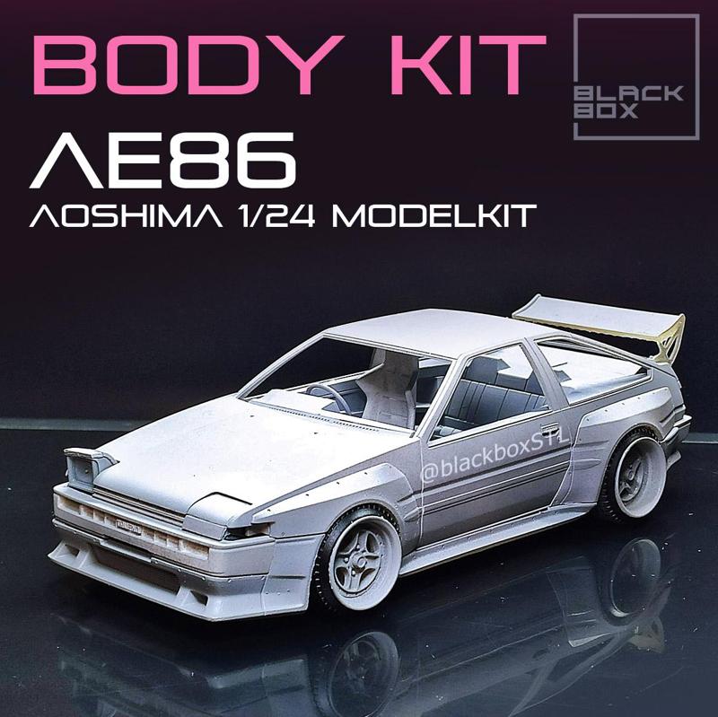 Bodykit for AE86 AOSHIMA 1-24th Modelkit