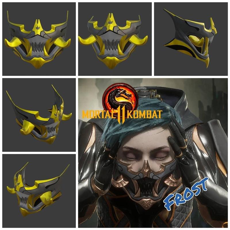 Frost mask from Mortal Kombat 11 - Polar Lights