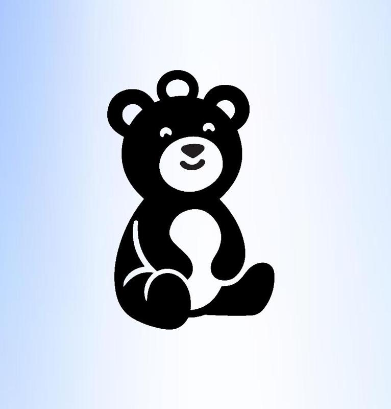 bear keychain
