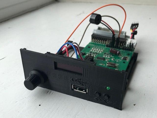 ZX Spectrum +3, Amstrad CPC6128/664/FD-1 & Tatung Einstein GoTek USB Floppy Emulator Internal Caddy (3" Drive Replacement)