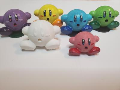 KIRBY sitting key ring/figurine