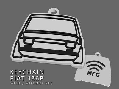 Keychain Fiat 126p