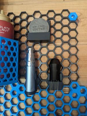 Espresso Puck Screen holder for Honeycomb Wall
