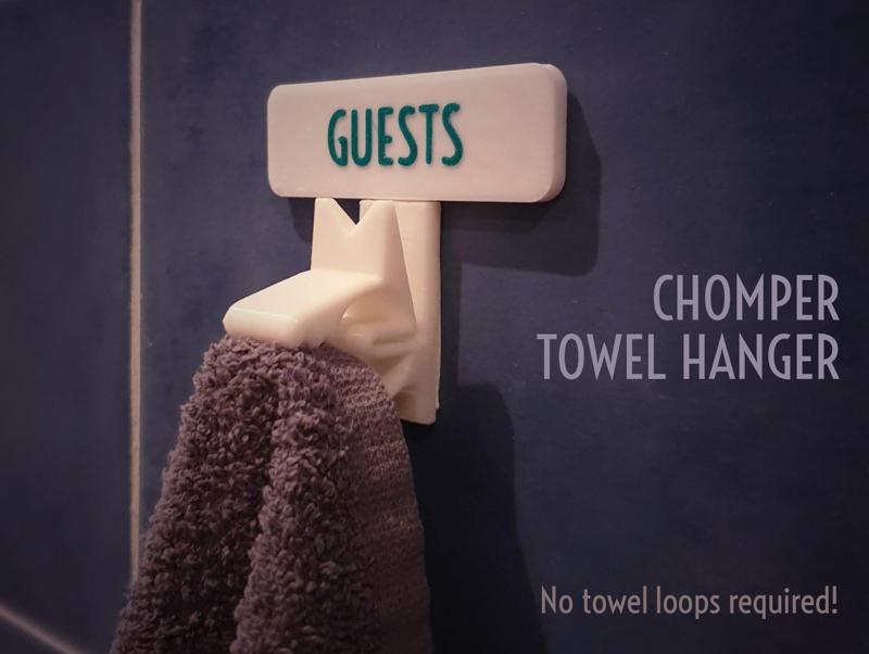 Chomper Towel Hanger
