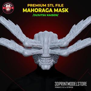 Mahoraga Mask - Jujutsu Kaisen Cosplay Helmet - Halloween Costume