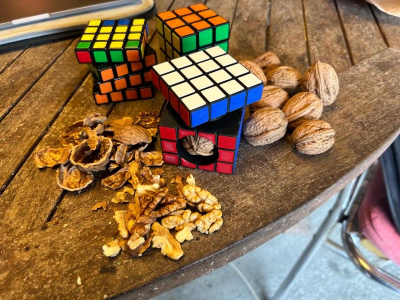 Rubik's nutcracker