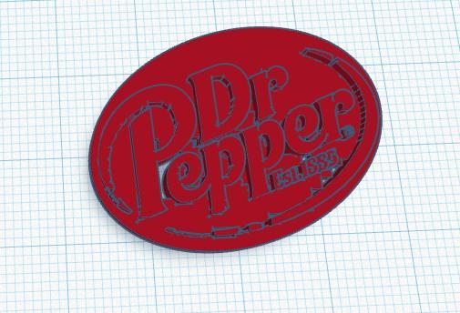 Dr pepper croc charm