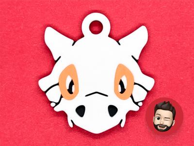Pokemon Cubone keychain