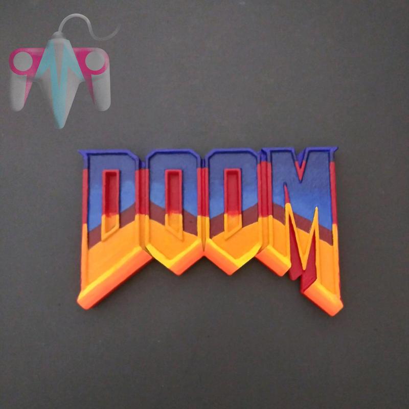 Doom Logo Wall/Shelf Decor