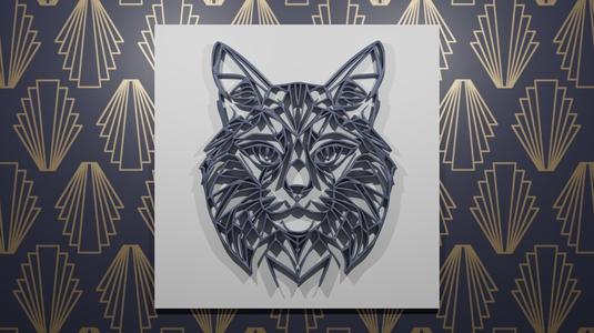 WALL DECORATION CAT