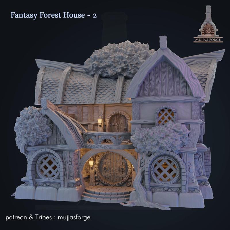 Fantasy forest house - 2