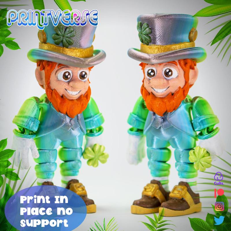 Flexy Print In Place Leprechaun