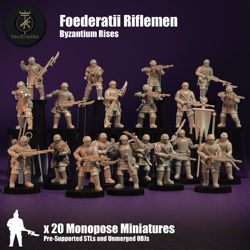 Foederatii Rifles - Presupported