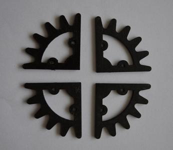 Gear quarter decoration