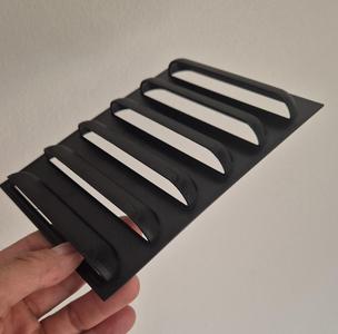 Grill Plate - Ventilation Grille / Kiemenblech - Lüftungsgitter
