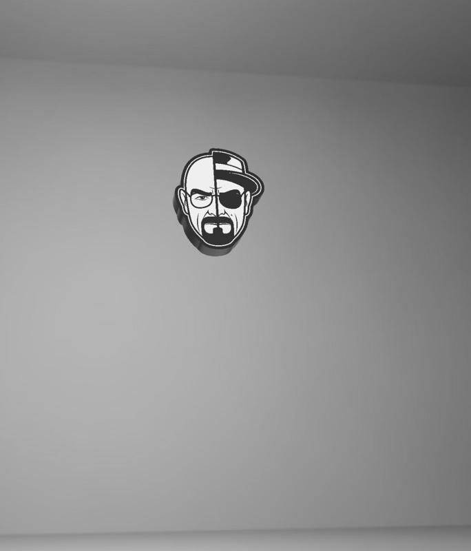 Heisenberg Breaking Bad Light Box Lightbox