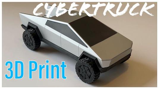Tesla Cybertruck With Ball Bearings