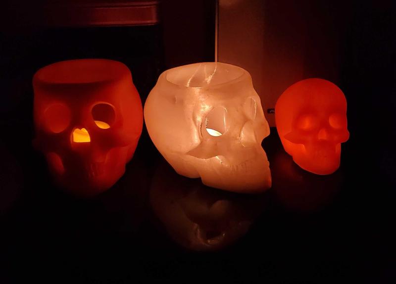 Skull Tea Light Lantern