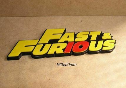 Fast and Furious, Sign. Poster, Sign, Movie Logo, Movie Logo