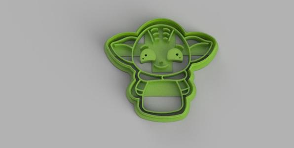 Cookie Cutter Baby Yoda Star Wars x1