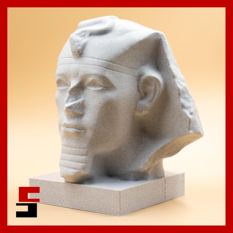 Amenemhat III Bust Statue Ancient Egyptian Sculpture