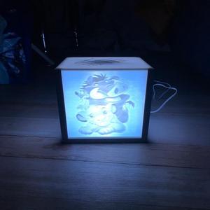 Square Litho Lamp