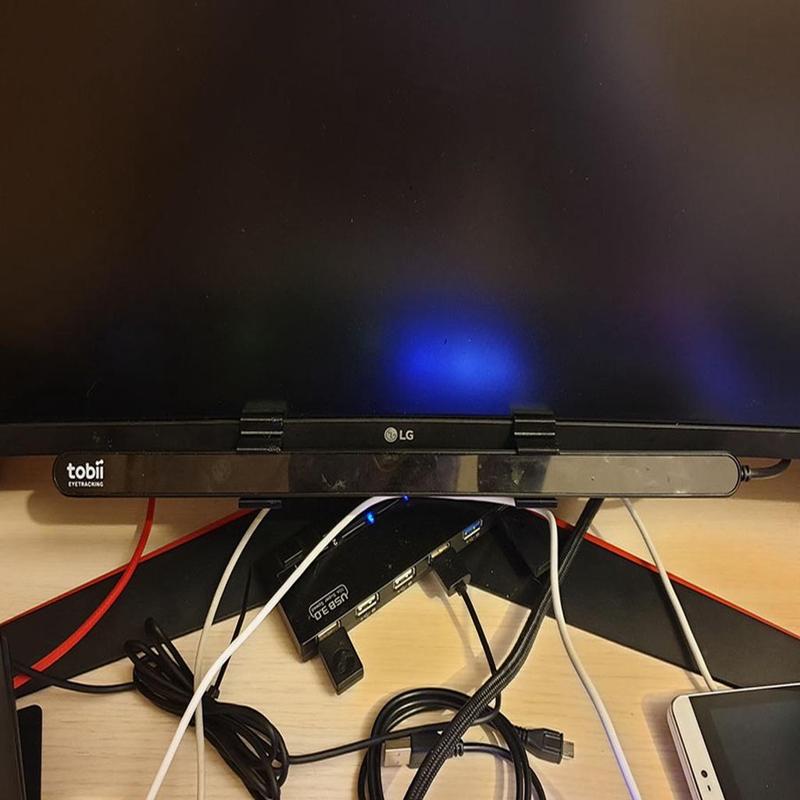 Tobii 4C mount for LG 34UC89G