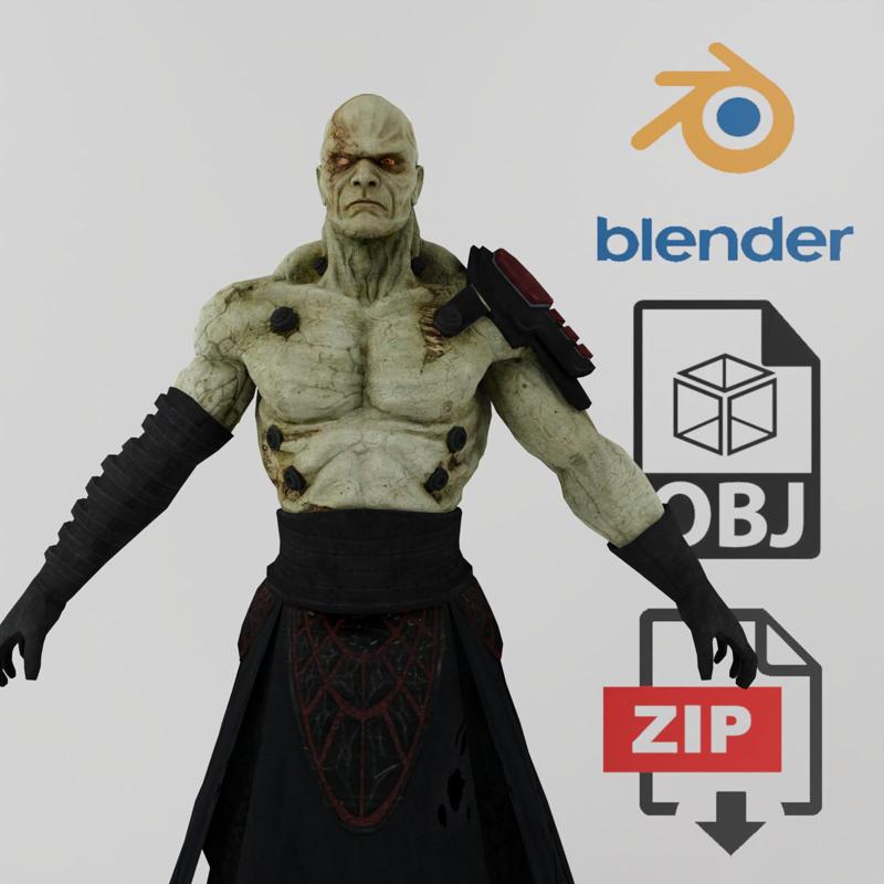 Darth Sion Star Wars Textured Model