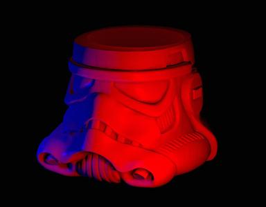 stormtrooper candle holder (starwars)