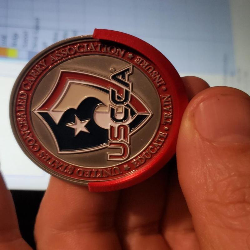 Challenge coin holder