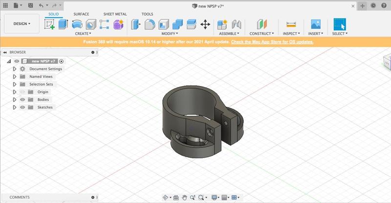 Buffer tube sling point (nexus pro)