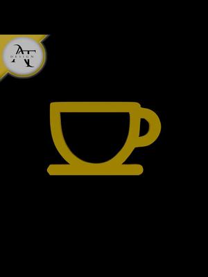 Simple Coffee Cup Symbol - 2D Art