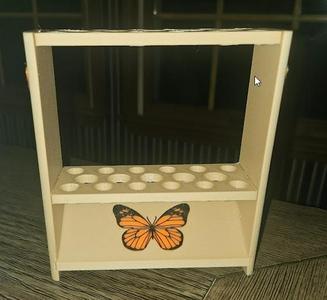 Drinking Straw Dryer with Butterflies
