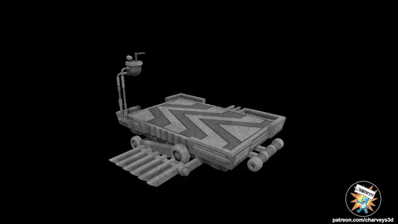Star Wars Mustafar Lava Mining Platform for 3.75" and 6" figures