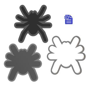 3pc Spider Bath Bomb Mold