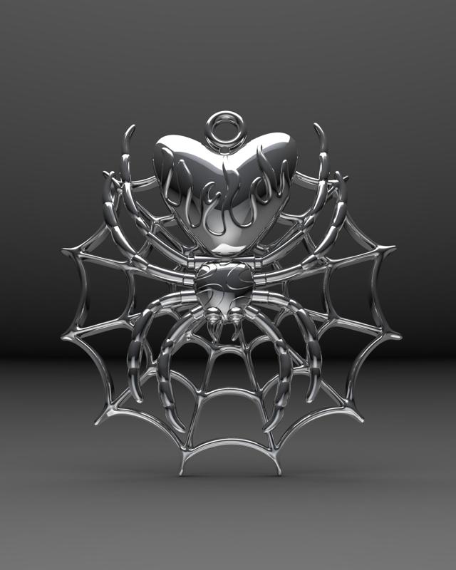 spiderweb pentant
