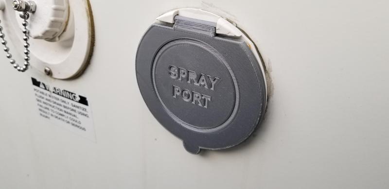 Spray Port Door