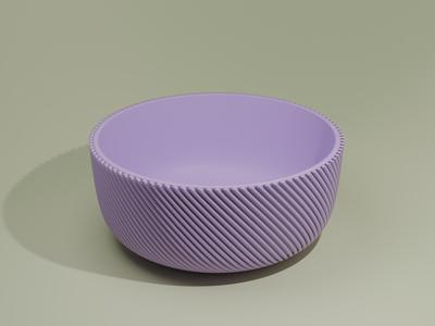 Minimalist Spiral Bowl