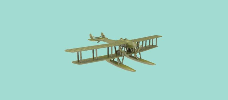 Bomber seaplane Gotha_G1 (WW1, Germany)