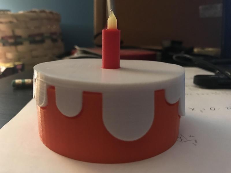 Simplistic Cake (Multicolor/Multimaterial)
